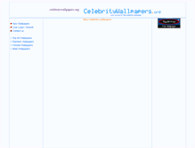 Tablet Screenshot of celebritywallpapers.org